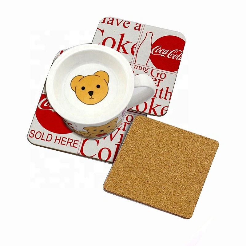 Eco Table Placemat Decor Wood Cup Mat Custom mdf Coaster