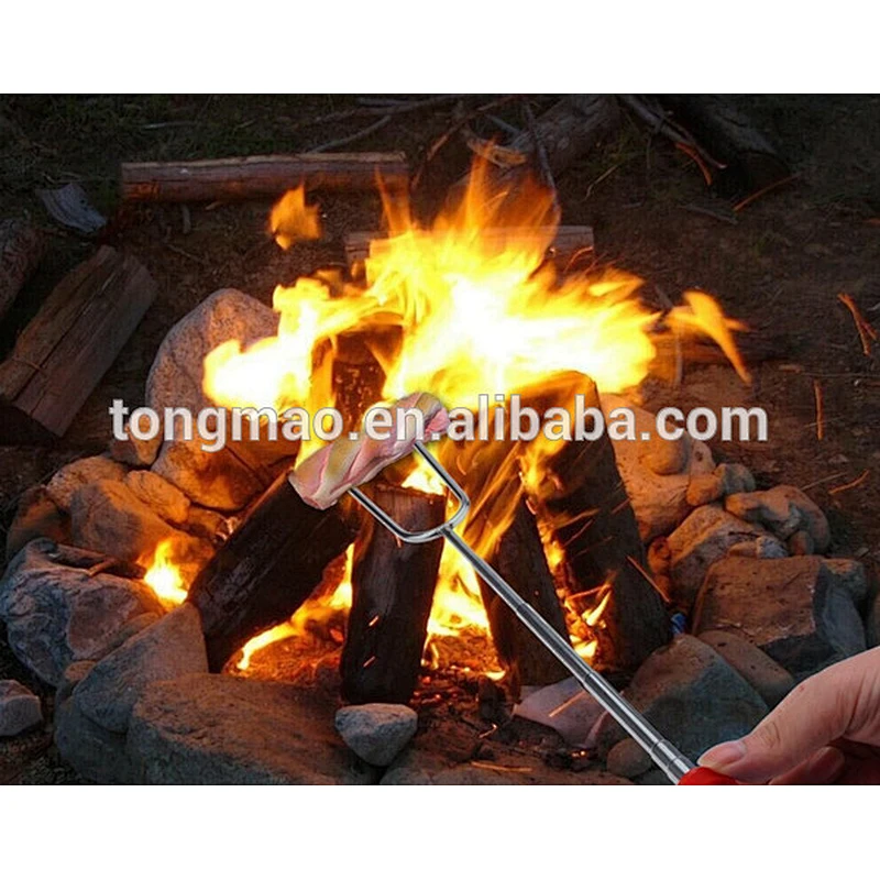 32 inch wooden handle collapsible marshmallow sticks