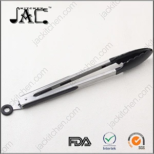 Durable Stainless Steel Handle Nylon Head Barbecue Tong