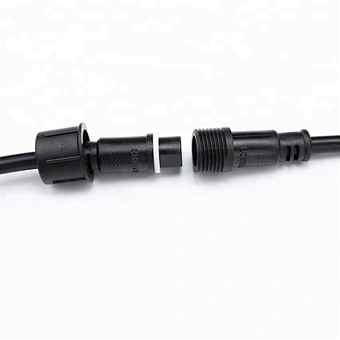 IP68 Waterproof Circular M18 2-6pin Poles Male Female Cable Connector for Lighting Project LED Light