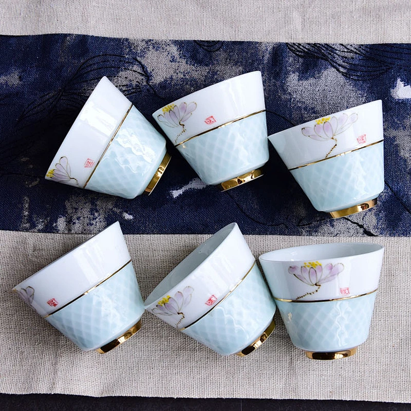 Porcelain Bone China Kung Fu Tea Set China Supplier Best Selling in-Stock Tea Set Handmade Ceramic Tea Pot Gift Set