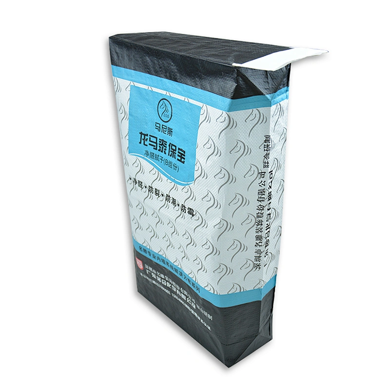 High quality blue pp polypropylene woven fabric valve cement bag for sale