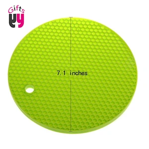 portable collapsible silicone round feeding placemat coffee coaster