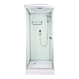 AJL-15C03 China OEM Square Style Custom White Shower Cabin And Price