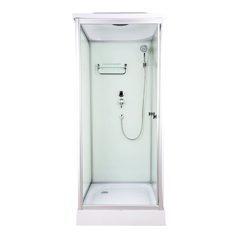 AJL-15C03 China OEM Square Style Custom White Shower Cabin And Price