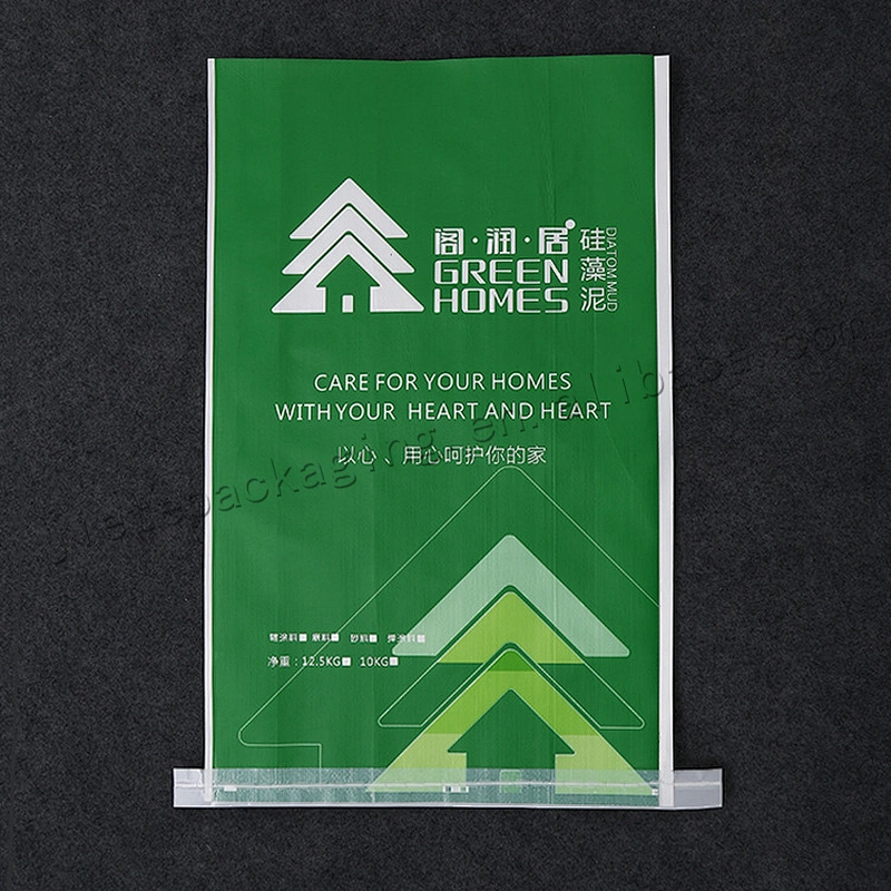 High quality 10kg white plastic laminated empty pp woven cement bag for tile adhesive,dry mortar,powder