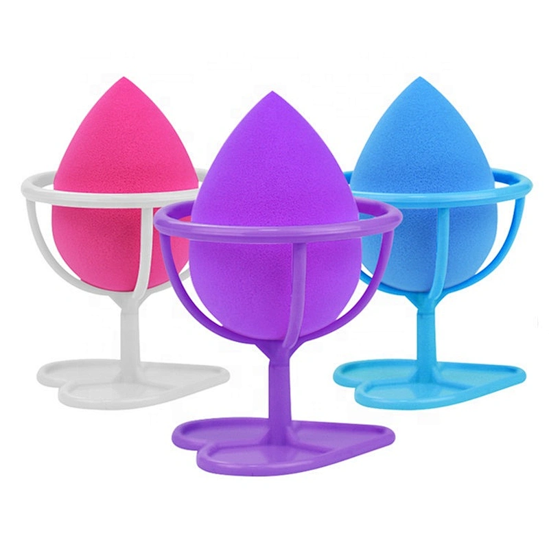 Makeup Sponge Puffs Display Holder Water Drop Cosmetic Puff Display Stand Bracket Gourd Puff Egg Drying Holder Support Tool