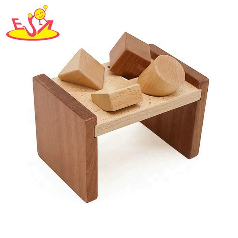 2019 New design educational wooden shape sorter for babies W13E085