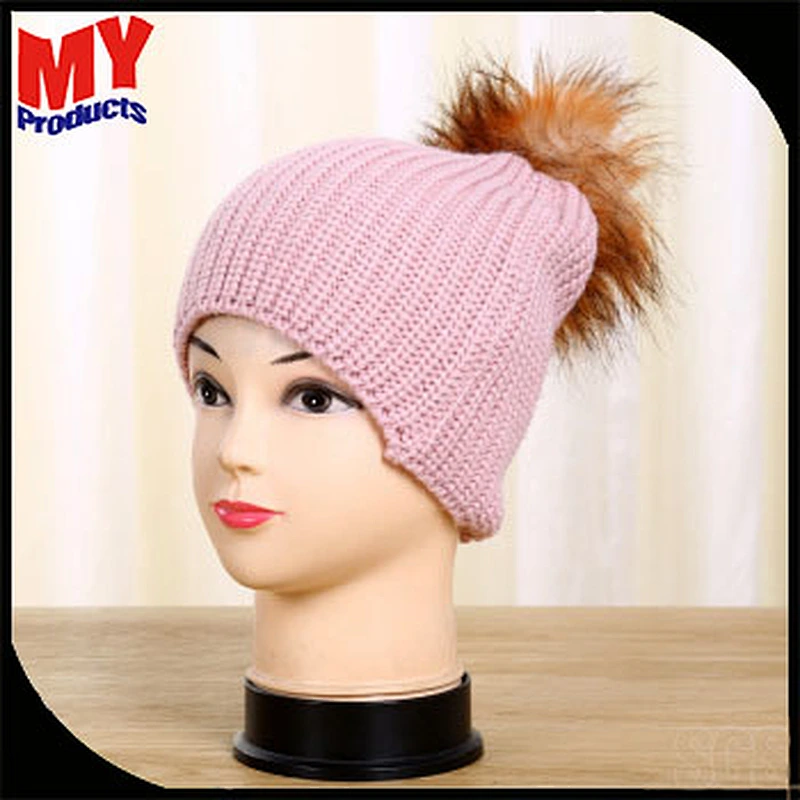 Unisex knitted hat with custom label cheap hot sale knit acrylic hat for adult