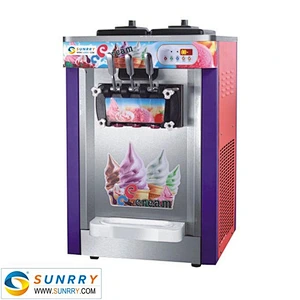High quality mini type small table top soft serve ice cream machine