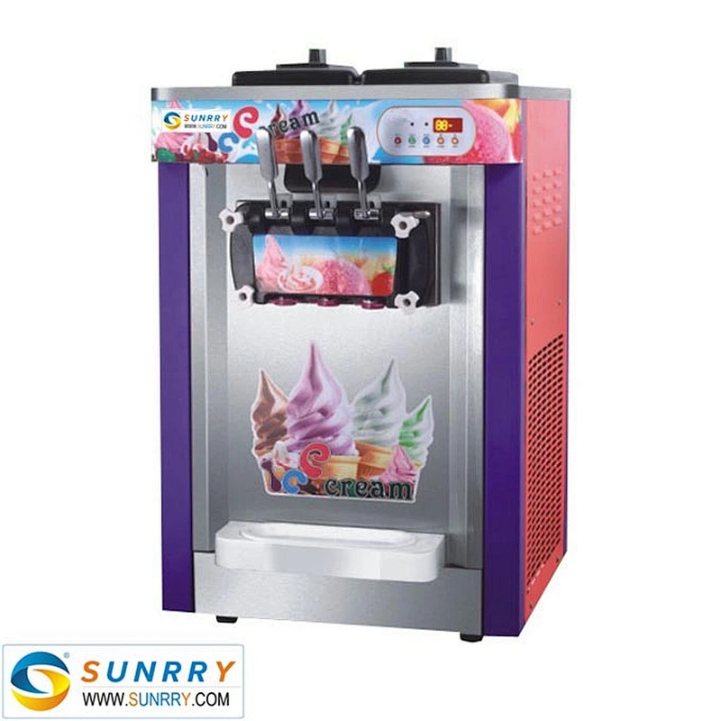 High quality mini type small table top soft serve ice cream machine