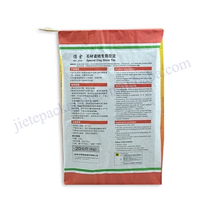 Multilayer kraft paper mortar bag 20kg for cement,clay stone tile,tile adhesive