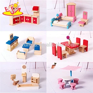 billig billig so tun, als spielen Sie aus Holz riesige Puppenhaus für Kinder W06A320