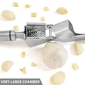 High Quality Professional Garlic Press and Peeler Set