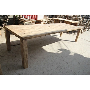 Chinese Long raw rustic dinning table