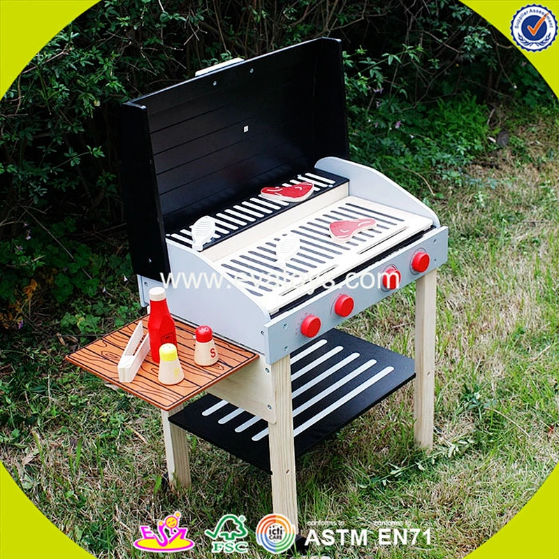 wholesale new design baby wooden BBQ toy set hottest children wooden BBQ toy set W10D116