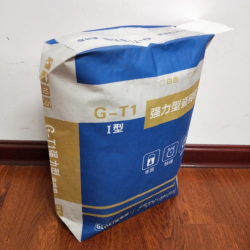 Kraft paper valve square bottom bag used for putty powder cement 20kg 25kg