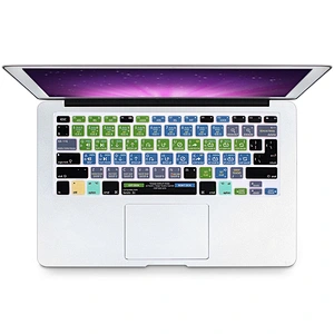Unique Durable Serato DJ Custom Silicone keyboard shortcuts keyboard skin russian cover for macbook pro 13