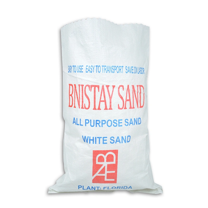 Polypropylene woven valve sack, bag with sand,military sand bag
