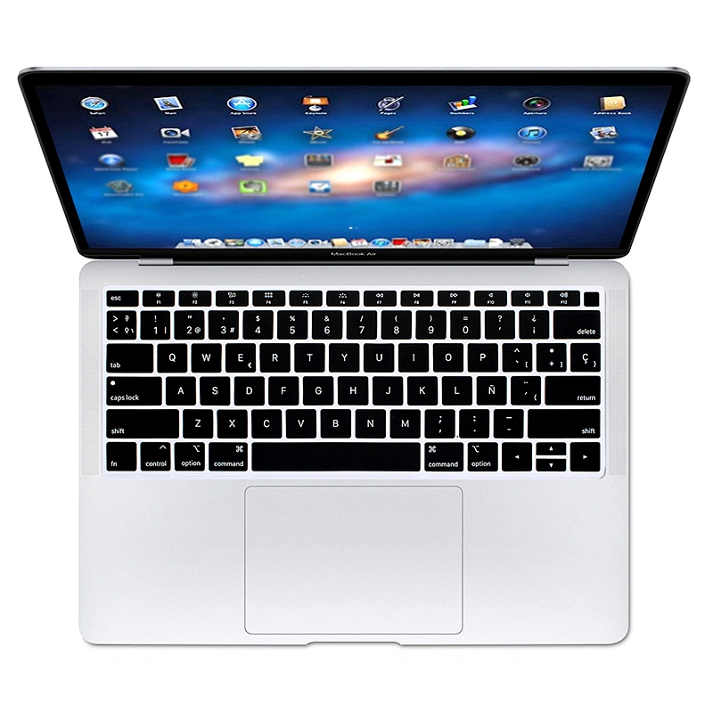 Spanish Keyboard Cover Keyboard Silicone keyboard protector for macbook pro 2016 13 inch For Macbook New Air 13 A1932