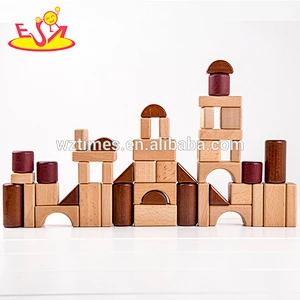 2018 Wholesale educational children's wooden building toys W13A132