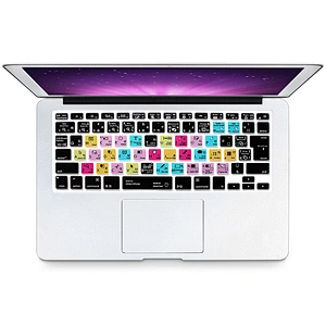 Functional Hot keyboard shortcut keys protector Silicone Keyboard Cover Skin For mac keyboard cover 13