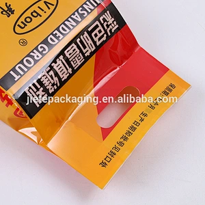 Superior quality customized PE bags with handle for packing grout