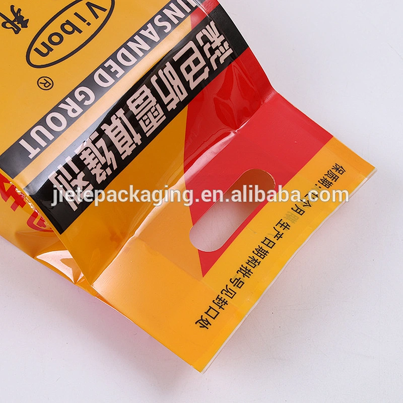 Superior quality customized PE bags with handle for packing grout
