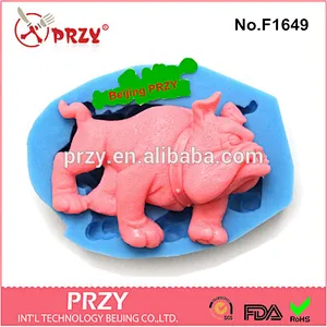 2015 hotsale sugarcraft fondant animal silicone molds for cake decorating