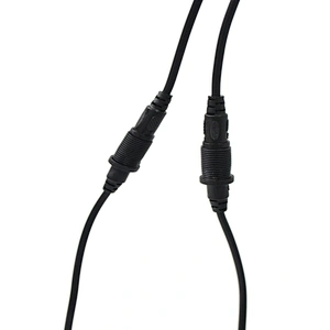 M12 2pin 3pin panel mount male female waterproof connector