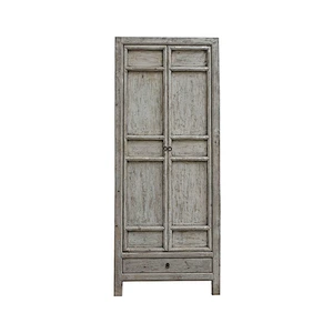 oriental chinese antique reclaimed salvaged distressed shabby chic wardrobe furniture