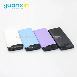 10000mah Digital power display Plastic Platinum gold silver blue and black Color power bank