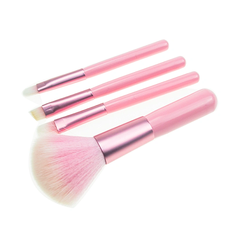 4 Pc cheap travel makeup brush cosmetic make up brush set