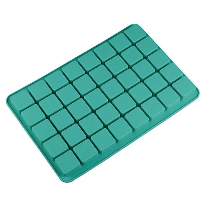 40cavities square molds for soap making mould chocolate ice silica mold cake baking Mold