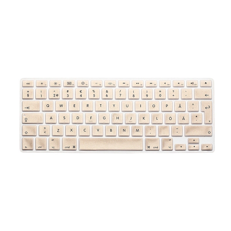 Dust-proof laptop skin swedish custom silicone keyboard Cover for Mac book Air 11