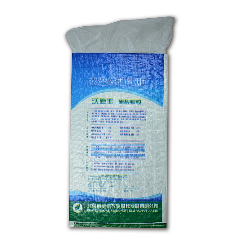 Custom wholesale pp woven manufacturer vegetables fertilizer bag 40kg
