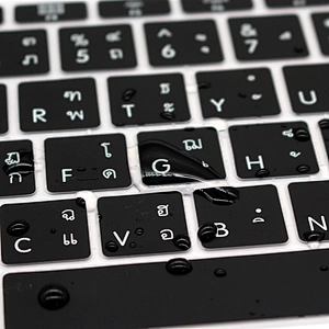 chinese computer laptop cover thai keyboard Silicone cover keyboard For macbook 12 retina english laptop keyboard