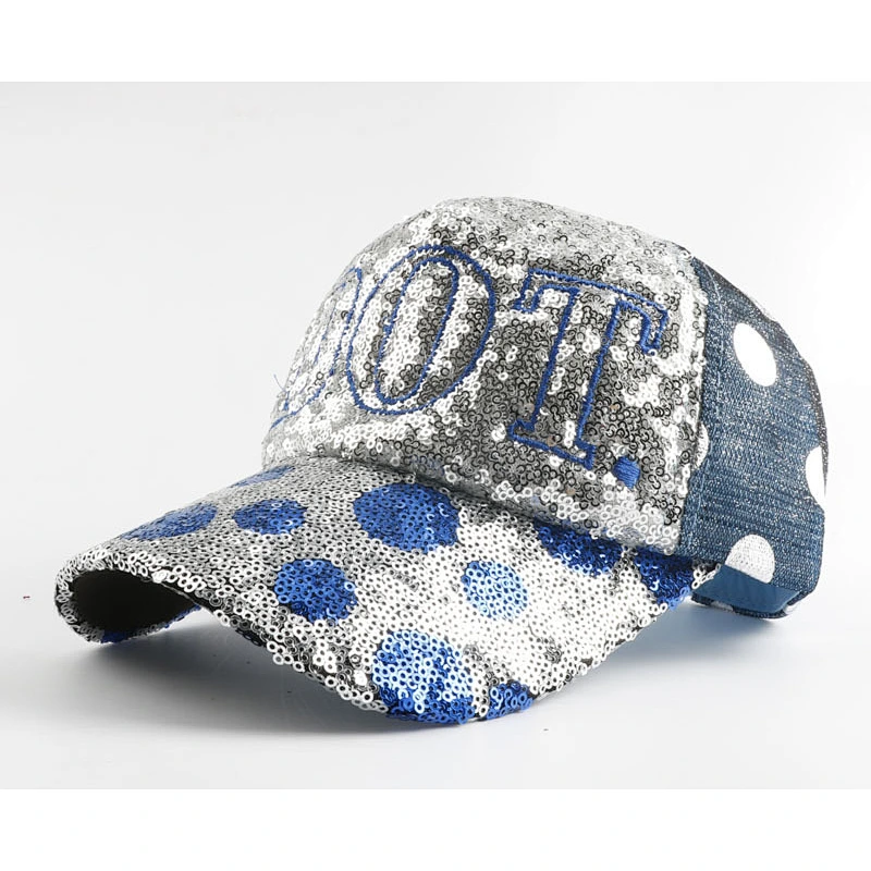 Wholesale Woven Label Logo Mesh Baseball Cap 6 Panel Dad Hat