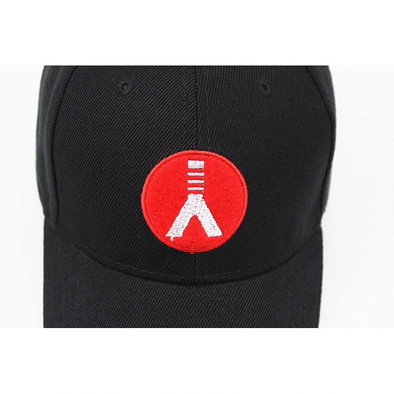 Cheap Good Quality Custom 100% Cotton 6 Panel Flexfit Caps Wholesale Blank Black Baseball Caps