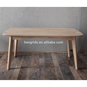 european style coffee table with rectangle oak top