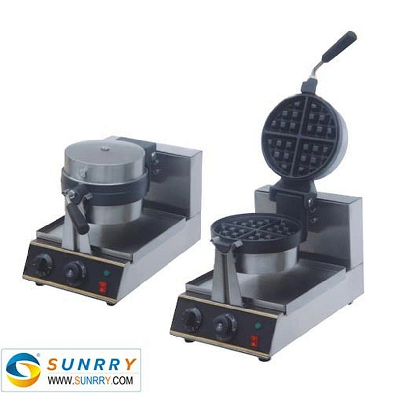 Electric interchangeable plate waffle maker with round shape plate rotary waffle maker (SUNRRY SY-WM25C)