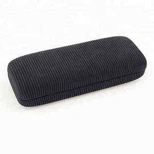 Portable Minimalist Soft Ribbed Spectacle Case for Daily Use
