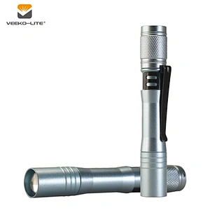 Most Popular 1AAA Battery Trade Pen lamp LED Mini Aluminium Alloy flashlight light