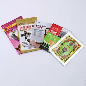 Custom color PE bag for fish food, ointment packaging