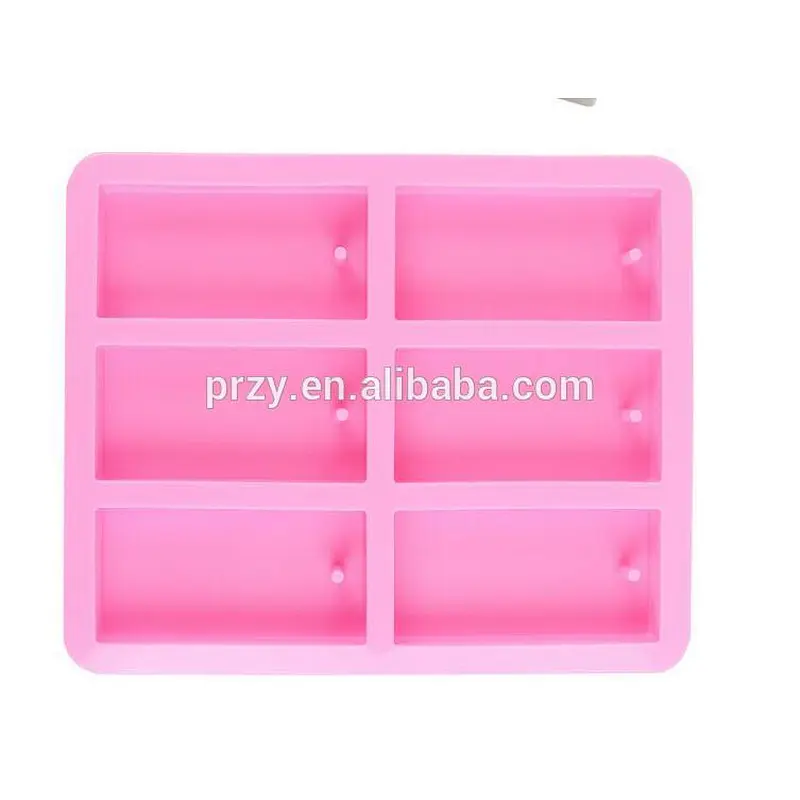 Custom make all kinds of handmade soap mold DIY soap mold 6 square square brick company commander silicone cake mould Custo