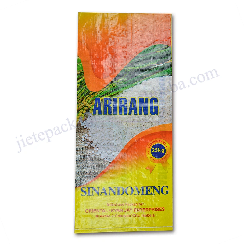 High quality 100% virgin plastic bopp laminated pp woven chinese rice bag