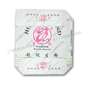 20kg stand up multilayer kraft paper corn flour bag for powder,starch,maizena,farina