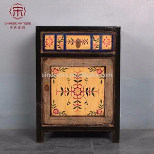 wholesale furniture china chinese antique furniture painted nightstand