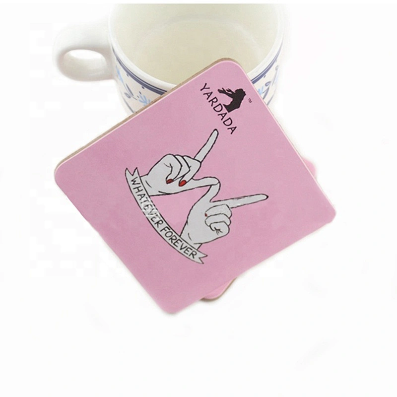 Custom round shape Printed drink Beer Coasters for wine