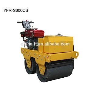 600 kg Utility Roller with Tandem Vibratory Drums Road Roller